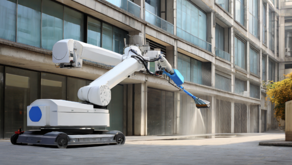 Robotersystem für Fassadenreinigung