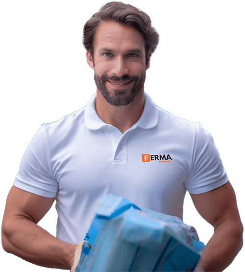 angestellter Haushaltsauflöser von FERMA