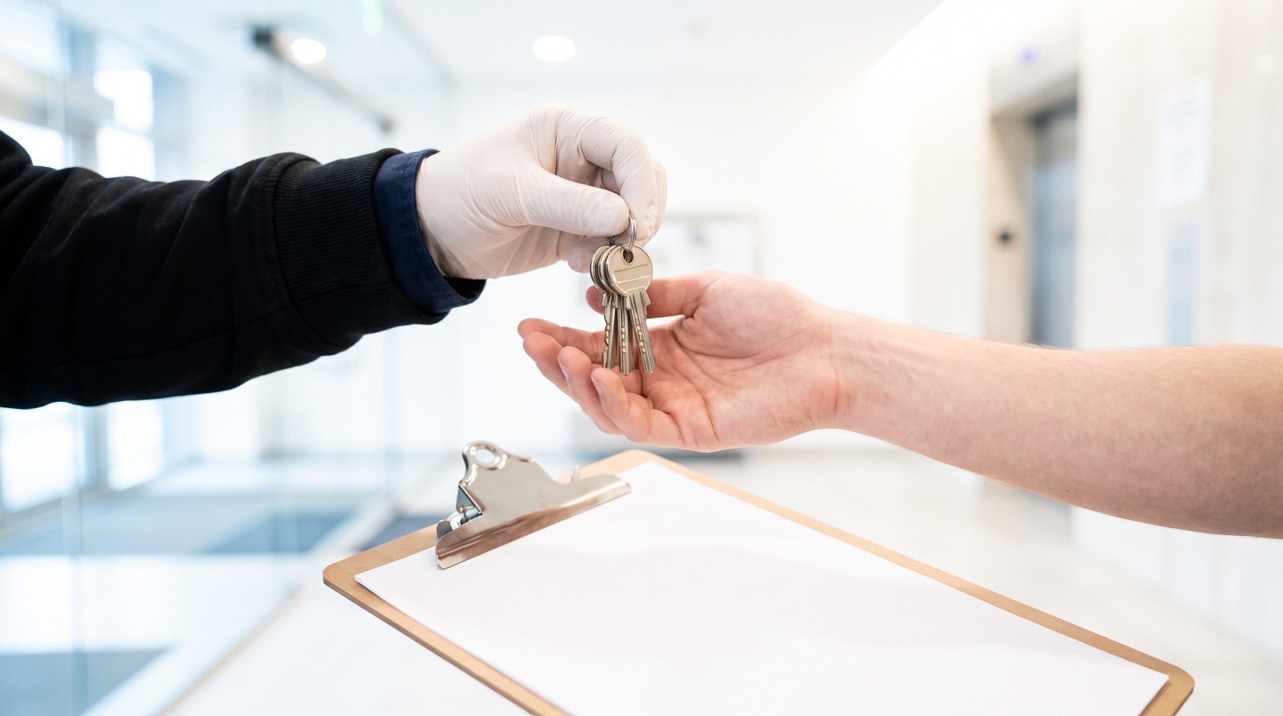 Hausmeisterservice finden: Schlüsselübergabe mit Protokoll
