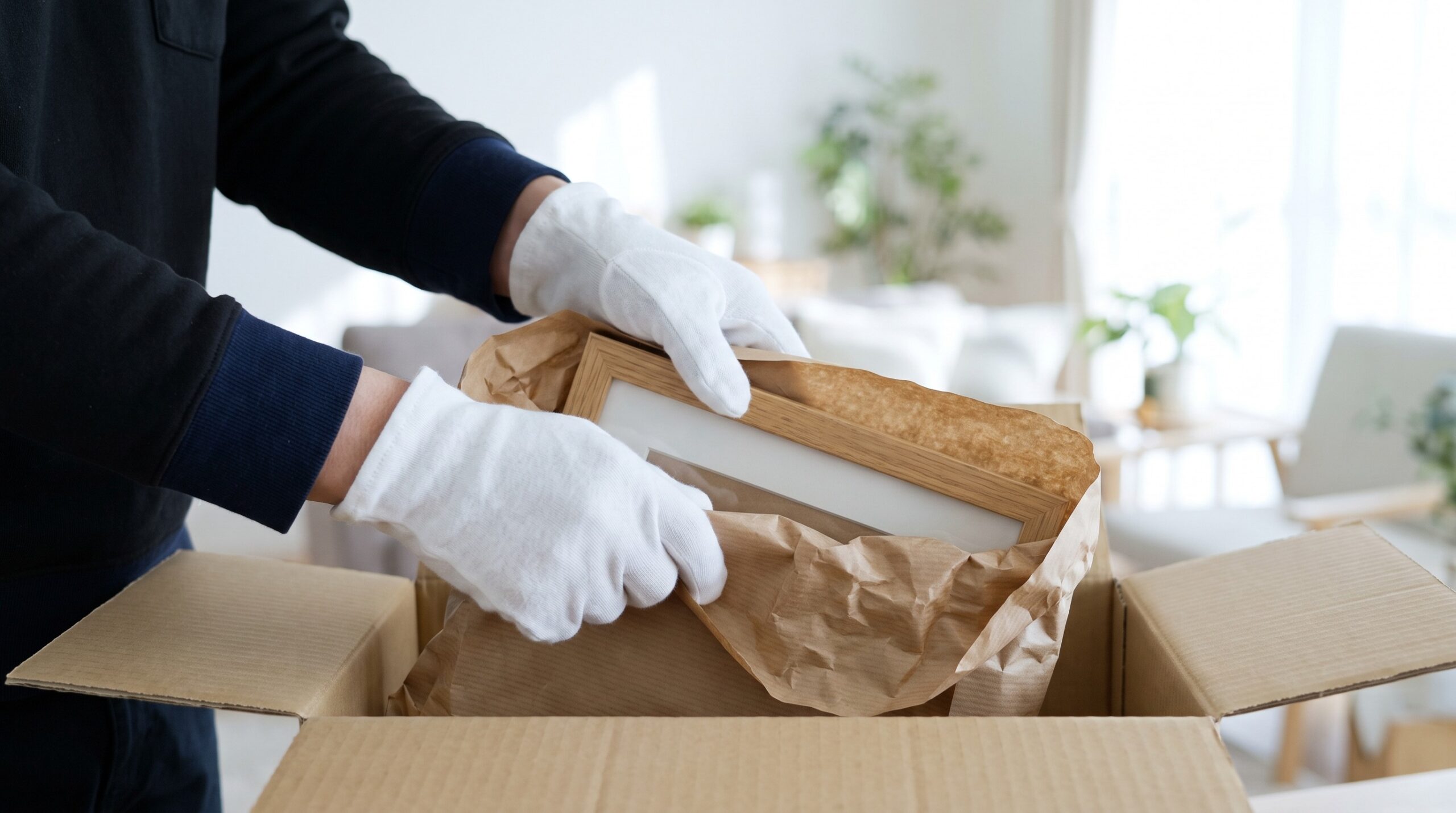 Private Haushaltsauflösung Erinnerungsstück verpacken