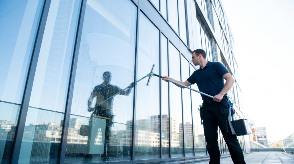 Professionelle Fensterreinigung